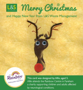 L&S Waste - Charity In the Community - LS Waste Get Creative With the Rainbow Centre this Christmas