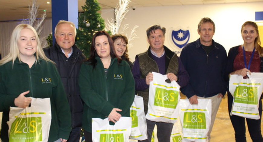 L&S Waste - Charity In the Community - L&S Waste Team Up With Pompey In the Community To Help The Homeless This Christmas