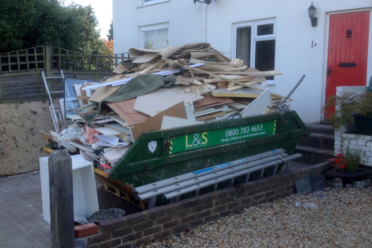 Overloading a skip – know your limits! L&S Waste Management