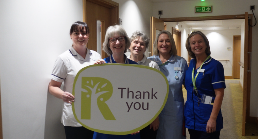 Rowans Hospice Nurses Thank You
