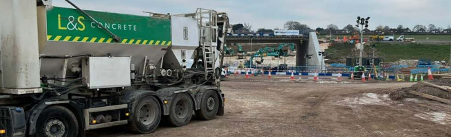 CASE STUDY: Supplying Concrete During the M27 Christmas Shutdown L&S Waste Management